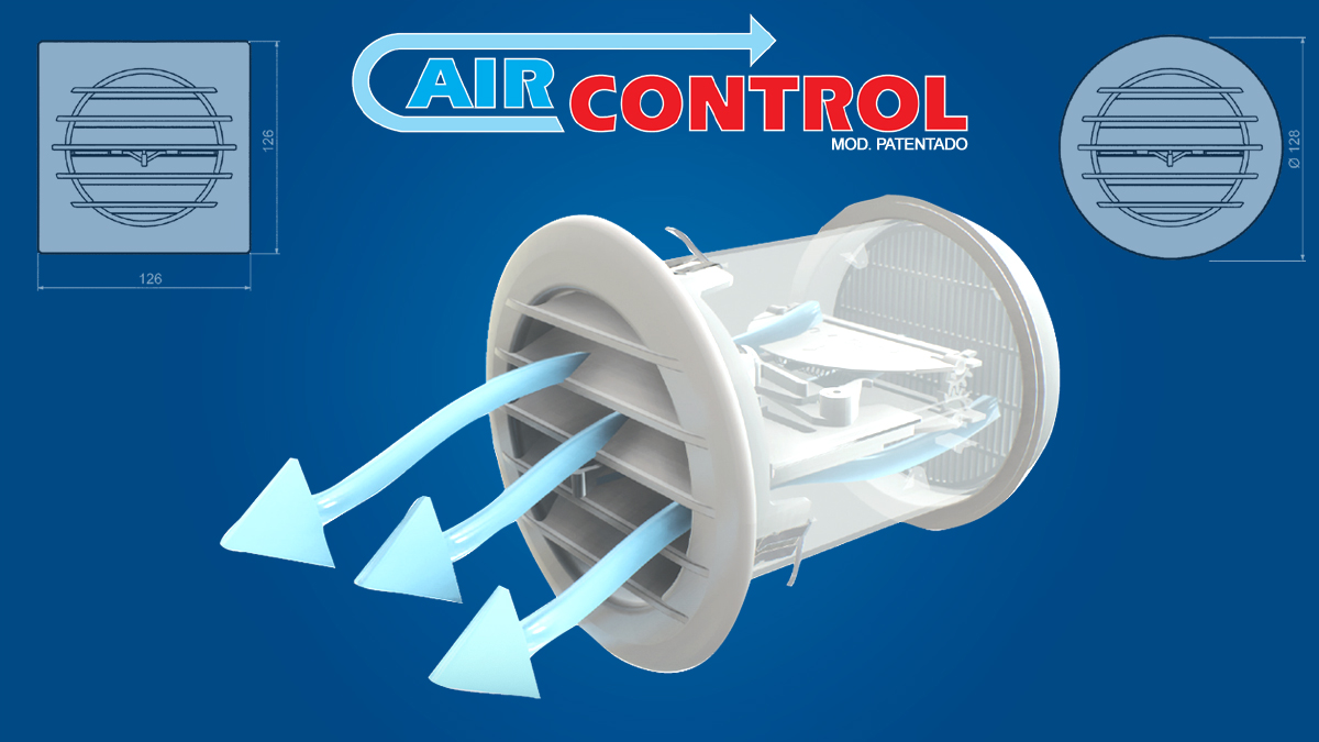 Cubierta de rejilla de rejilla, ventilación de aire redonda ABS Ventilación  de aire ABS Tecnología innovadora de ventilación de aire redonda