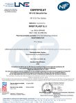 Certificado AFNOR-LNE NF 513 - Me - Resistencia al fuego